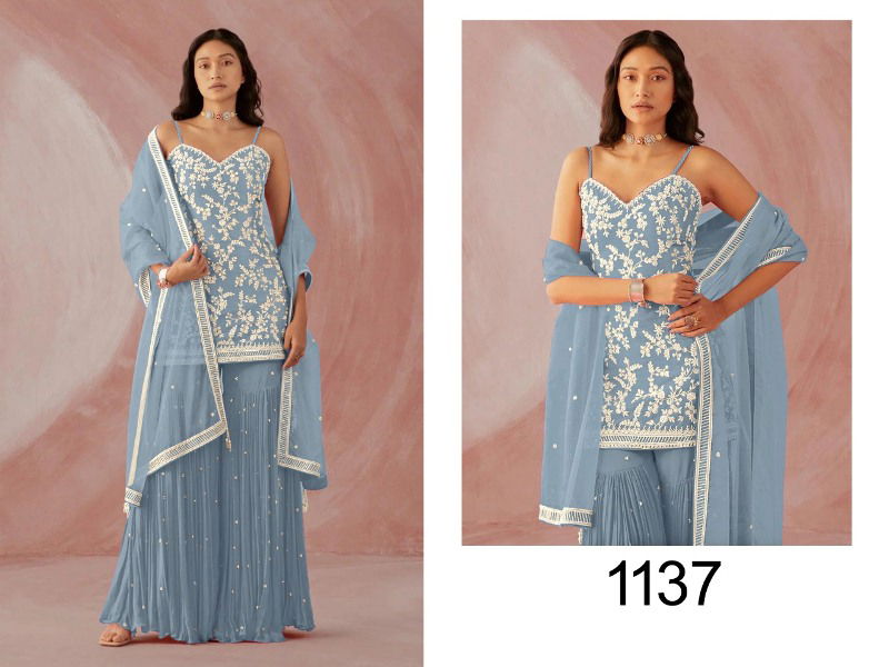 Nazneen Trisha 1134 Series Fancy Designer Wedding Wear Heavy Salwar Suit Collection